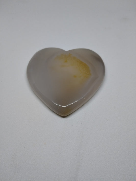 Chalcedony Agate Heart